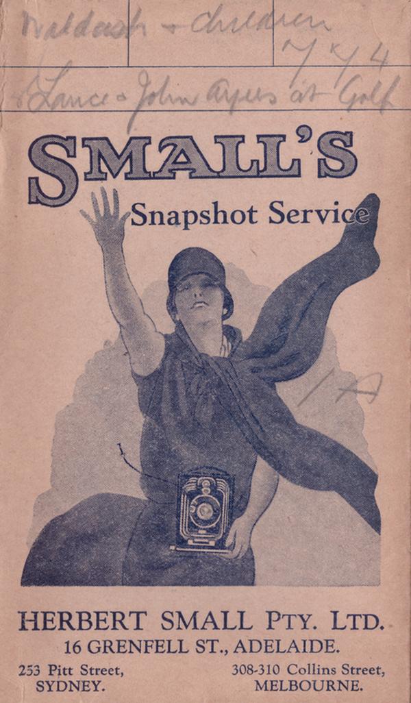 album Negatives in Herbert Small's Envelopes